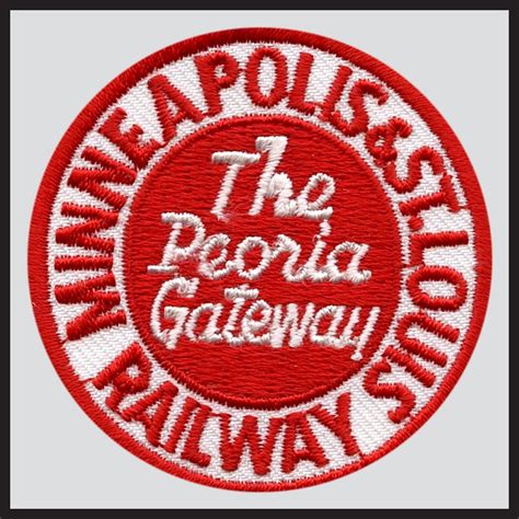 Railroad Patch Minneapolis And St Louis Railway Red Herald Train