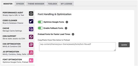 Font Optimization Toolkit For Elementor
