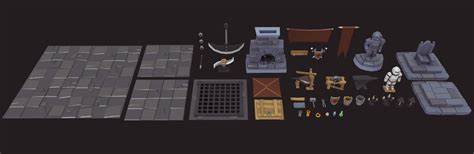Low Poly Dungeon Update 13 Low Poly Dungeon Asset Pack By Miguel Lobo