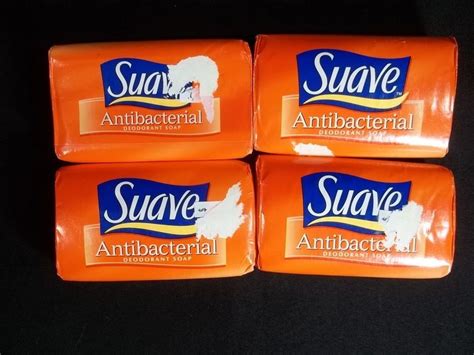 Of coconut oil and 8 oz. Suave Antibacterial Deodorant Bar Soap Lot of 4 ...