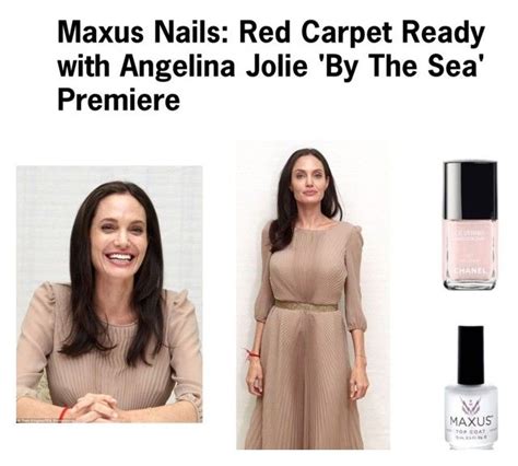 Angelina Jolies By The Sea Press Conference Classic Manicure By
