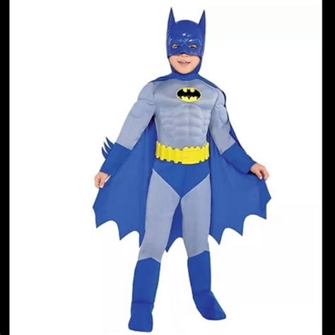 Party City Costumes Nwt Classic Batman Muscle Halloween Costume