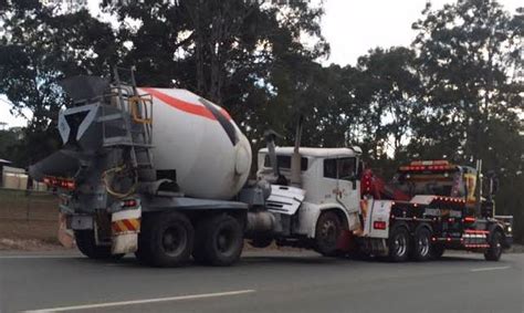 Giles Rd Closed After Cement Truck Rolls Redland City Bulletin