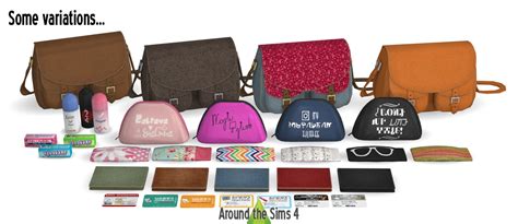 Around The Sims 4 Custom Content Download Handbag Clutter