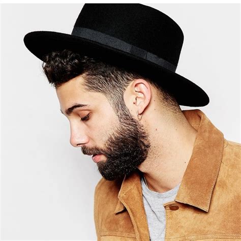 Buy Fashion Wool Boater Flat Top Hat For Mens Felt