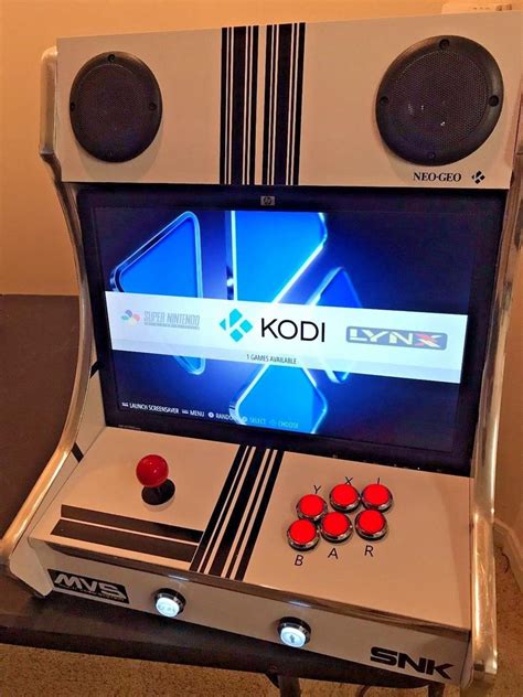 Custom Mini Bartop Arcade Game Machine Cabinet Neo Geo Theme Retropie