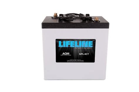 Lifeline Gpl 4ct Deep Cycle Marine Battery Battery Outlet Inc