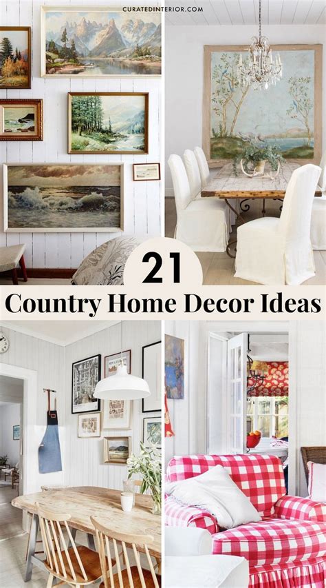 21 Country Home Decor Ideas