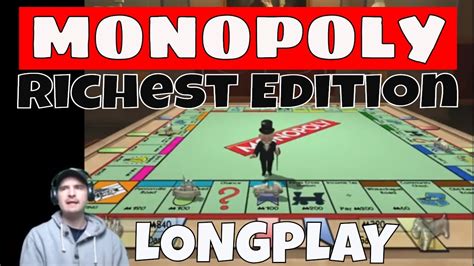 Monopoly Richest Edition Longplay Xbox 360 Monopoly Mini Games