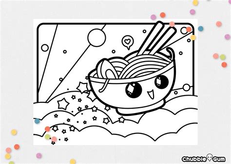 Ramen Coloring Pages Coloring Pages