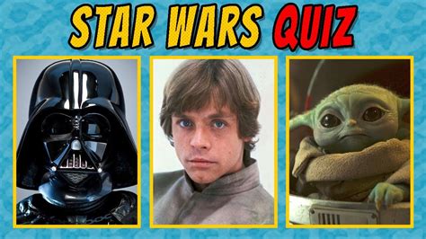 Star Wars Quiz Game 40 Star Wars Questions And Answers Star Wars General Knowledge Youtube