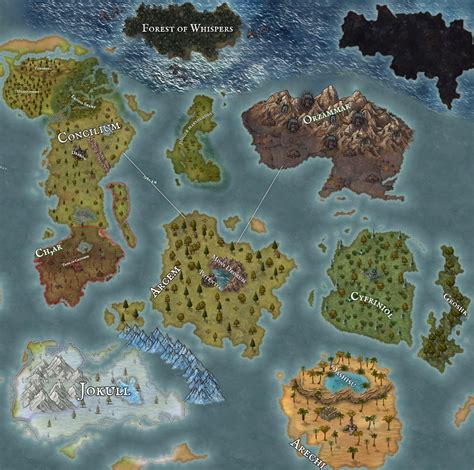 This Is My First Ever Map For My Homebrew Dnd World Mapmaking