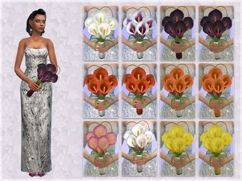 Calla Lily Wedding Bouquet At Giulietta Sims 4 Updates