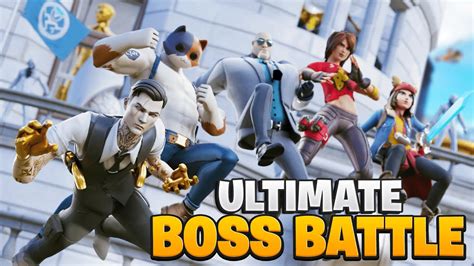 The Ultimate Boss Battle In Fortnite 100 Players Youtube