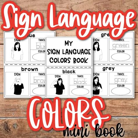 Asl Colors Learn Sign Language For Different Colors Free Pdf