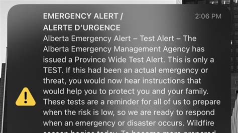 is alberta glitching province s emergency alert system sends multiple tests cbc news