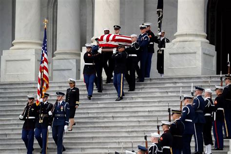 George Hw Bush State Funeral In Pictures As World Leaders Gather To