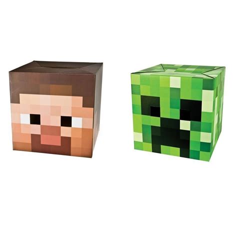 Minecraft Steve And Creeper Head