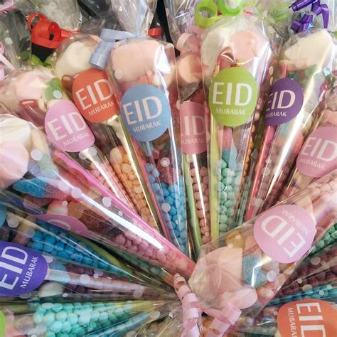 Eid Sweet Cones Medium Sized With Halal Assorted Pick N Mix Sweets