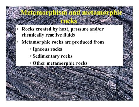 Metamorphic Petrology