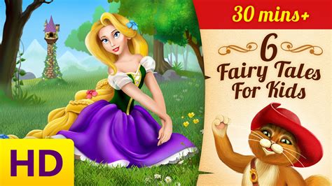 Learning Video Fairy Tales For Kids Rapunzel Three Little Pigs