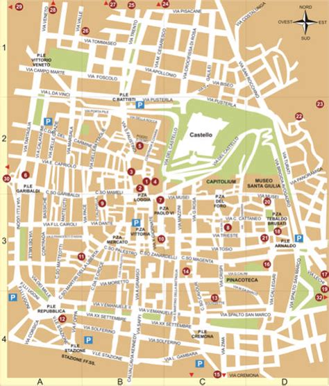 Mappa Brescia Cartina Di Brescia