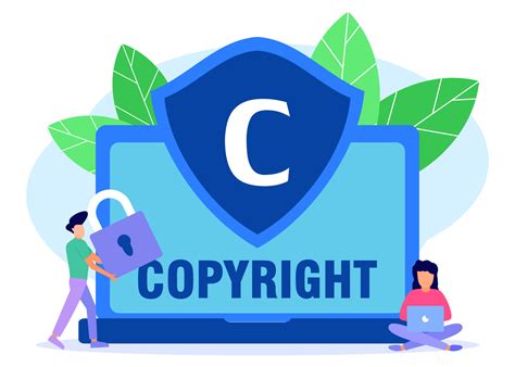 Illustration Vector Graphic Cartoon Character Of Copyright 6445653