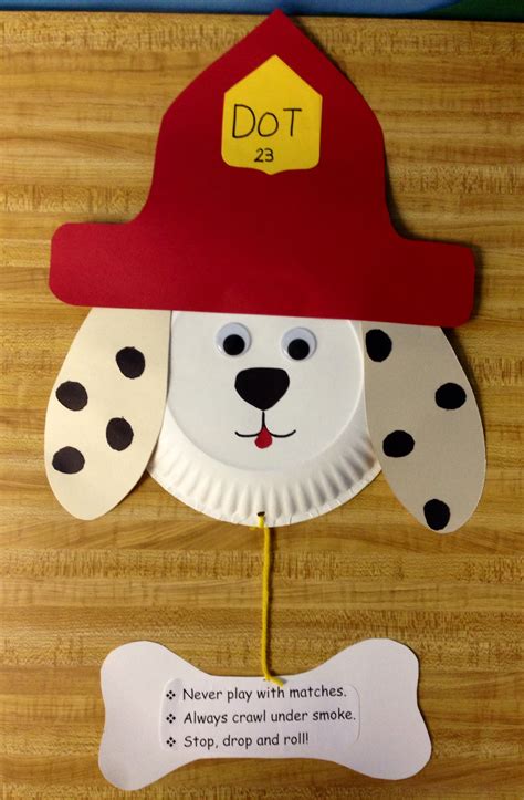 Firefighter Easy Fire Safety Crafts For Preschoolers