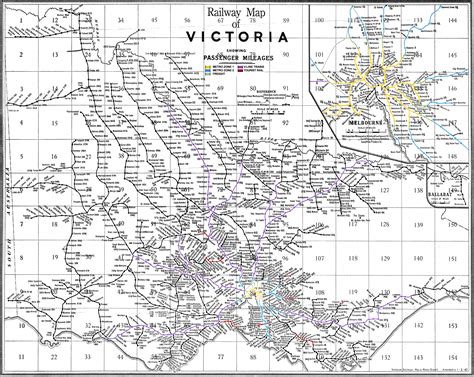 I Did My Best To Show The Current Victorian Rail System On That Old Map
