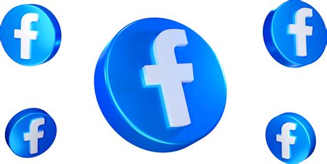 Facebook 3d Logo Social Media Facebook Icon 28534247 Png