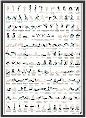 Follygraph Yoga Poster Poses Your Body Wishes To Practice Buy Online In Uae At Desertcart