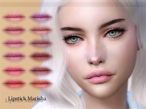 Marisha Lipstick By Angissi At Tsr Sims 4 Updates
