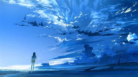 500 Anime Background Blue High Definition Images For Your Devices