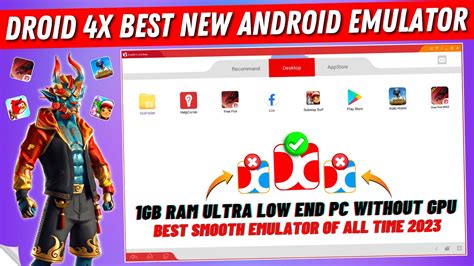 Droid4x New Android Emulator Best For Low End Pc Droid 4x Free Fire