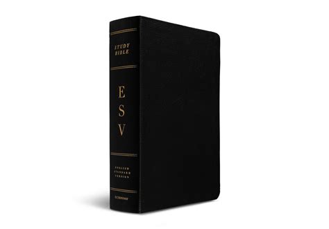 Esv Study Bible Genuine Leather Black Westminster Bookstore