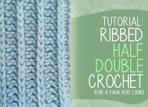 Half Double Crochet Stitch Diagrams
