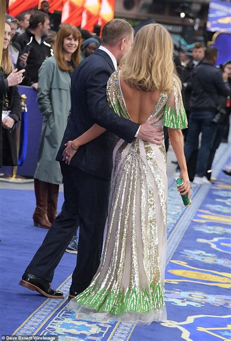 Aladdin European Premiere Guy Ritchie And Wife Jacqui Ainsley Cosy Up Guy Ritchie Ritchie
