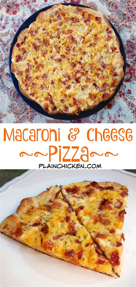 Macaroni And Cheese Pizza Plain Chicken