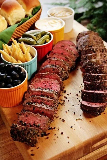 Find beef tenderloin ideas, recipes & cooking techniques for all levels from bon appétit, where food and culture meet. Food from the Christmas Show! | Food network recipes, Food ...
