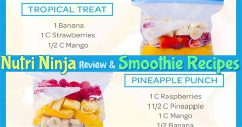 Healthy smoothies are packed with nutrients and easy to make with a nutri ninja the best way to start the day! Nutri Ninja with Auto IQ Blender Review & Easy Nutri Ninja ...
