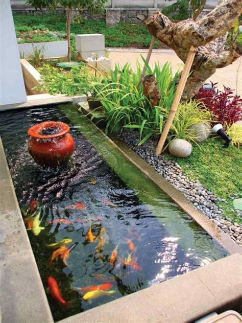 10 Minimalist Fish Pond Design Ideas For Your Home Backyard Beauty