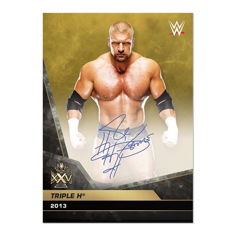 2020 Topps Wwe Triple H 25th Anniversary Checklist Set Details Boxes