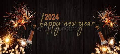 Happy New Year 2024 Celebration Silvester New Year`s Eve Party