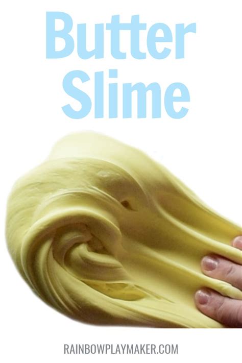 How To Make Butter Slime Butter Slime Recipe Easy Butter Slime Recipe