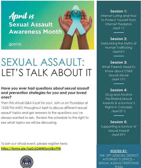 Sexual Assault Awareness Month Saam 2021 “lets Talk About It”