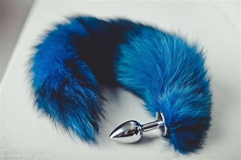 Custom Blue Fox Tail Butt Plug Cat Ears Buttplug Sex Toy Etsy Free
