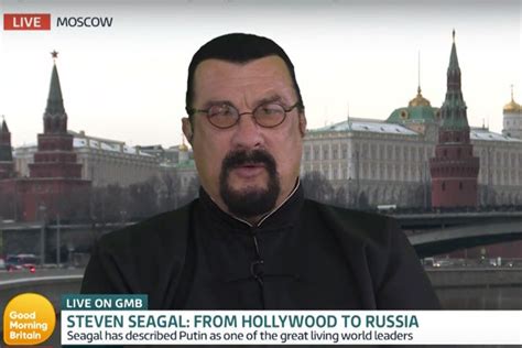 Steven Seagal Bashes Disgusting Nfl Protests Defends Putin With Kremlin In Background