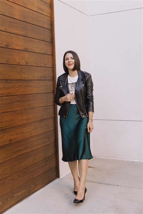 Two Ways To Style A Silk Midi Skirt For Fall An Indigo Day