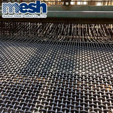 Ss Plain Woven Metal Stainless Steel Square Crimped Wire Mesh