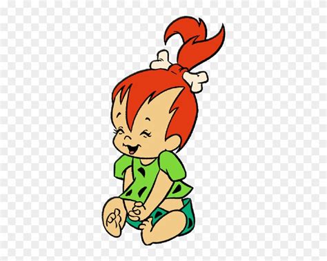 Baby Flintstones Baby Cartoon Characters Baby Clip Pebbles Flintstone